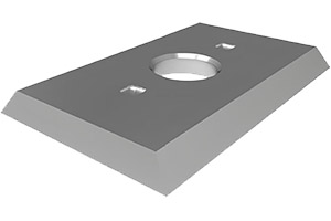 Ножи сменные твердосплавные 2 режущие кромки CTK ST