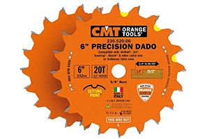 Пазовые пильные регулируемые диски 152 мм Дадо / Dado CMT