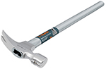 Молоток-гвоздодер металлическая ручка 48 см, магнитный паз для гвоздей, 0,57 кг MOR-20X
