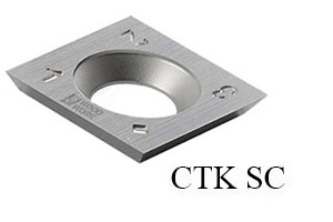 Ножи сменные твердосплавные 4 режущие кромки CTK SC квадратные