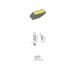 Зуб твердосплавный 10.5X 5.0X3.5 DA KCR05 /26457/ 