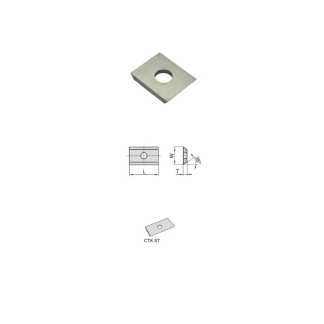 Нож твердосплавный CTK ST  20.0x12.0x1.5 UMG04