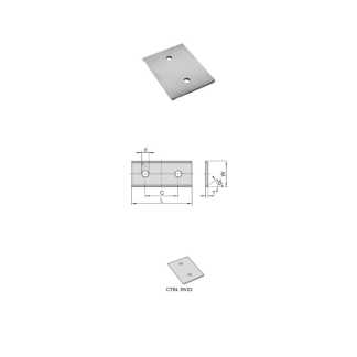 40.0x30.0x2.0 KCR08 бланкета твердосплавная