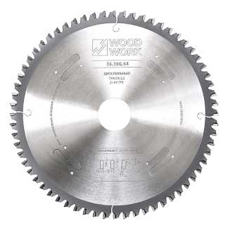 Диск пильный для алюминия190x2,2/1,6x30 Z=64 A=-5