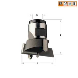 Сверло чашечное HW 55x30 Z=2+2 S=M12x1 RH
