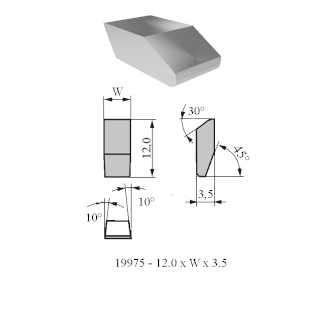 10975- 12.0X 8.0X3.5 TS90 HC10 зубья для пильных дисков