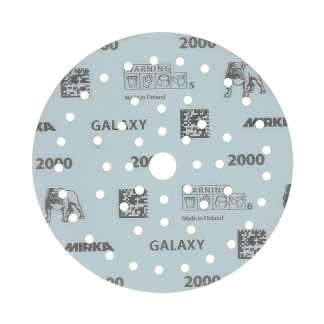 Шлифовальный диск GALAXY 150мм Multifit (50 отверстий), зерно 2000