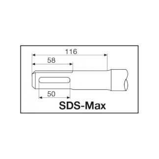 Туннельный бур SDS-Max 65Х310, шт