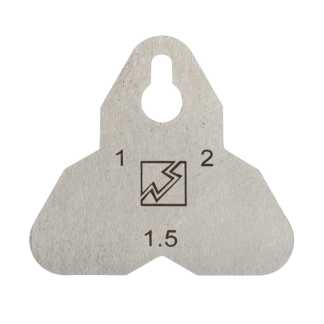 Каттер - цикля с радиусами R1, R1,5 и R2 мм CUT-01 Woodwrork из инструментальной стали