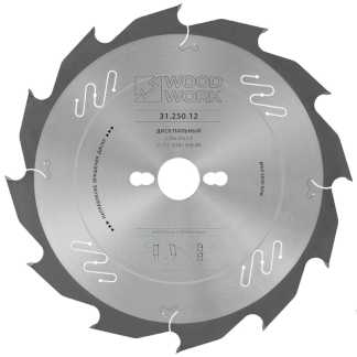 Диск пильный универсальный 250x2,4/1,8x30 Z=12 A=20