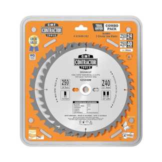 Комплекты Combo-pack пильных дисков для ремонта и строительства Серия K Contractor