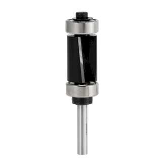 Фреза обгонная с верхним и нижним подшипниками D=19,5mm, I=25,4mm, L=83mm, Z=2, S=6mm
