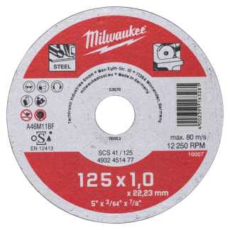 Отрезной диск SCS 41/125х1 1шт