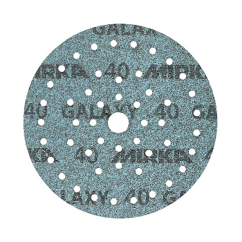 Шлифовальный диск GALAXY 125мм Multifit (42 отверстия), зерно 40 Mirka FY6M205040