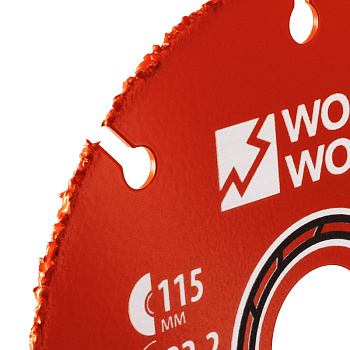 Диск отрезной для УШМ 115x22 Woodwork/Вудворк MD-115