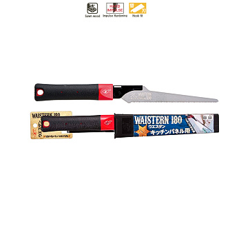 Ножовка ZetSaw 15214 180 (172) мм; 17TPI; толщина 0,6 мм, по пластику и гипсокортону, эргономичная рукоятка Z.15214