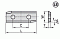 Нож стандартный Ceratizit CTK SK  49.5x12.0x1.5 LE 15°  KCR08
