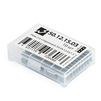 Ножи твердосплавные CTK ST 2 режущие грани 3 отверстия 50,0x12,0x1,5 Woodwork 50.12.15.03