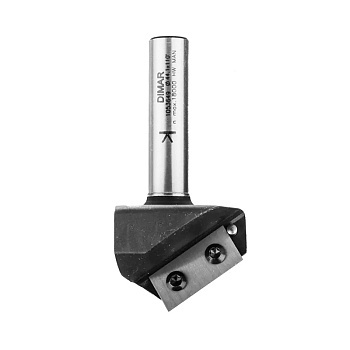 Фреза Dimar 1053649 V паз 110° гр. сменные ножи D44,2x15,5 L81 Z1 хвостовик 12,1 053 649